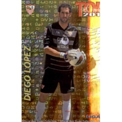 Diego López Top Letras Sevilla 546 Las Fichas de la Liga 2013 Official Quiz Game Collection