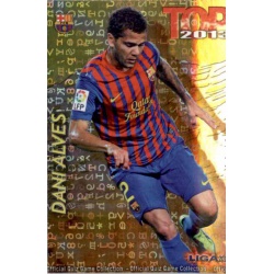 Dani Alves Top Letras Barcelona 551 Las Fichas de la Liga 2013 Official Quiz Game Collection