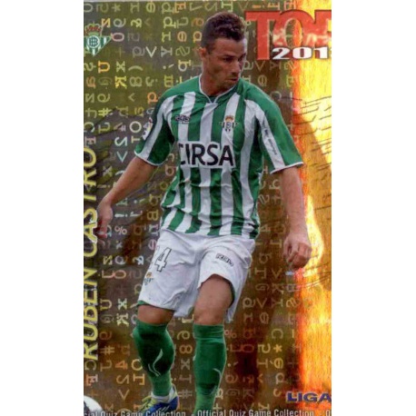 Rubén Castro Top Letras Betis 638 Las Fichas de la Liga 2013 Official Quiz Game Collection