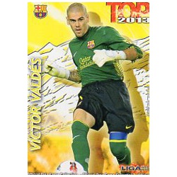 Víctor Valdés Top Mate Barcelona 542 Las Fichas de la Liga 2013 Official Quiz Game Collection