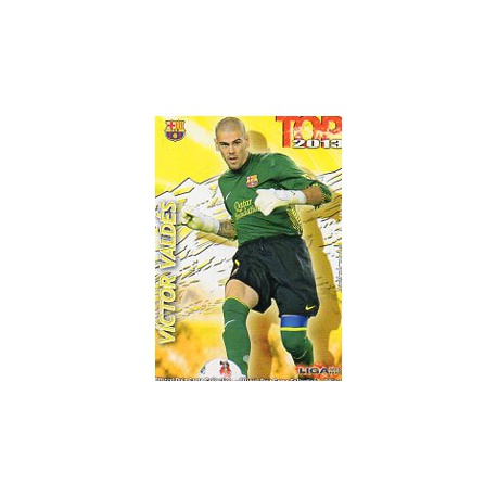 Víctor Valdés Top Mate Barcelona 542 Las Fichas de la Liga 2013 Official Quiz Game Collection