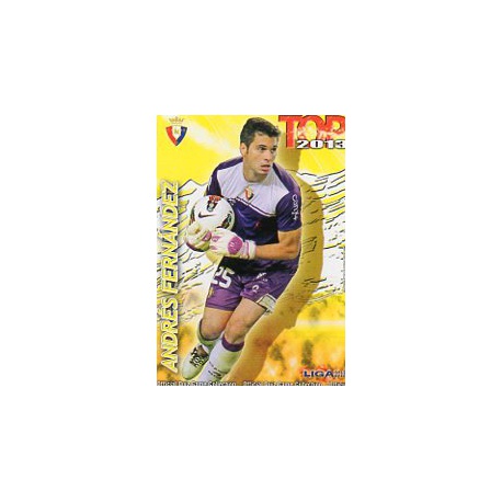 Andrés Fernández Top Mate Osasuna 545 Las Fichas de la Liga 2013 Official Quiz Game Collection