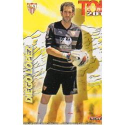Diego López Top Mate Sevilla 546 Las Fichas de la Liga 2013 Official Quiz Game Collection