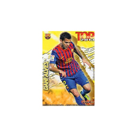 Dani Alves Top Mate Barcelona 551 Las Fichas de la Liga 2013 Official Quiz Game Collection
