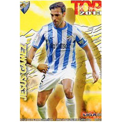 Jesús Gámez Top Mate Málaga 552 Las Fichas de la Liga 2013 Official Quiz Game Collection