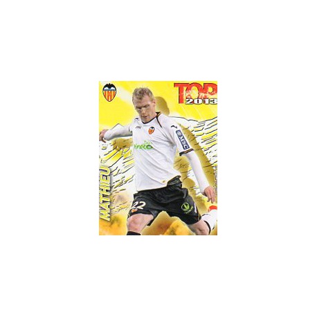Mathieu Top Mate Valencia 579 Las Fichas de la Liga 2013 Official Quiz Game Collection