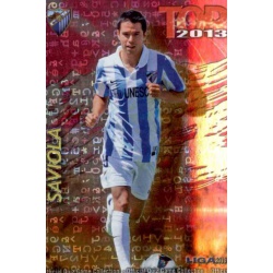 Saviola Top Fucsia Letras Málaga 628 Las Fichas de la Liga 2013 Official Quiz Game Collection