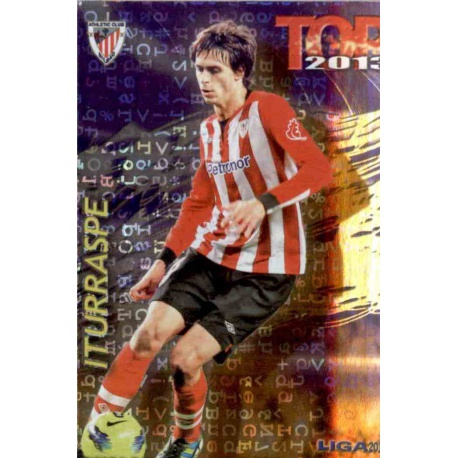 Iturraspe Top Morado Letras Athletic Club 592 Las Fichas de la Liga 2013 Official Quiz Game Collection