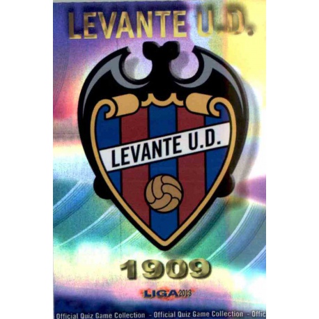 Escudo Brillo Raya Horizontal Levante 136 Las Fichas de la Liga 2013 Official Quiz Game Collection