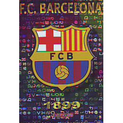 Escudo Brillo Letras Barcelona 28 Las Fichas de la Liga 2013 Official Quiz Game Collection