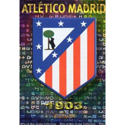 Escudo Brillo Letras Atlético Madrid 109 Las Fichas de la Liga 2013 Official Quiz Game Collection