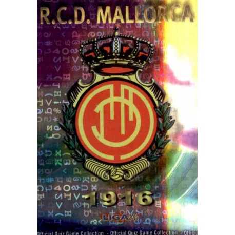Escudo Brillo Letras Mallorca 190 Las Fichas de la Liga 2013 Official Quiz Game Collection
