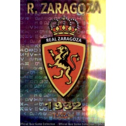Escudo Brillo Letras Zaragoza 406 Las Fichas de la Liga 2013 Official Quiz Game Collection
