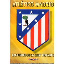 Escudo Mate Atlético Madrid 109 Las Fichas de la Liga 2013 Official Quiz Game Collection