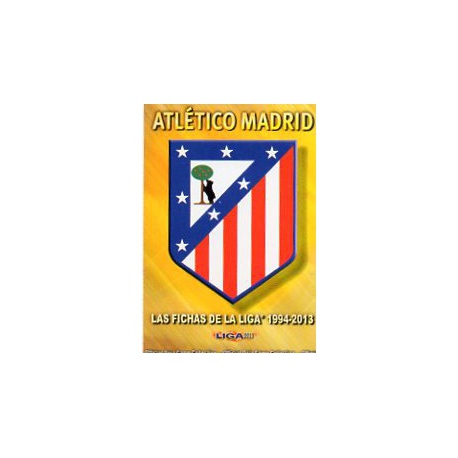 Escudo Mate Atlético Madrid 109 Las Fichas de la Liga 2013 Official Quiz Game Collection