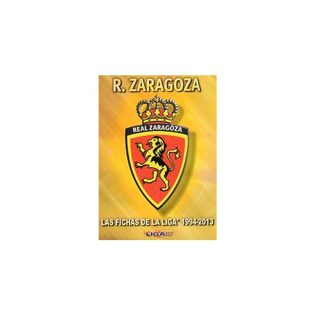 Escudo Mate Zaragoza 406 Las Fichas de la Liga 2013 Official Quiz Game Collection