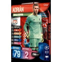 Adrian Liverpool SU1 Match Attax Extra 2019-20