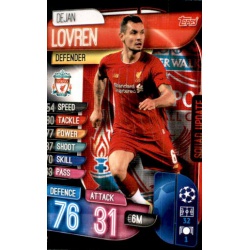 Dejan Lovren Liverpool SU2 Match Attax Extra 2019-20