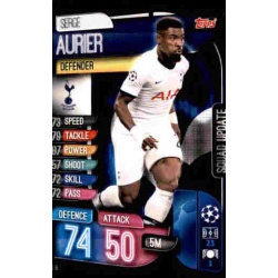 Serge Aurier Tottenham Hotspur SU6 Match Attax Extra 2019-20