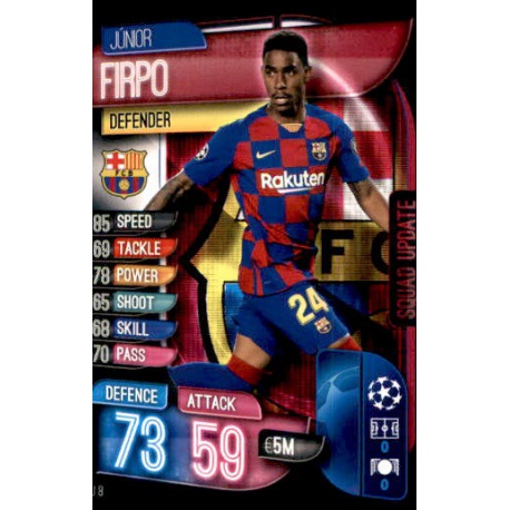 Junior Firpo Barcelona SU8 Match Attax Extra 2019-20