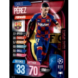 Carles Pérez Barcelona SU10 Match Attax Extra 2019-20