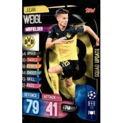 Julian Weigl Borussia Dortmund SU18 Match Attax Extra 2019-20