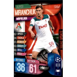 Aleksei Miranchuk Lokomotiv Moskva SU35 Match Attax Extra 2019-20