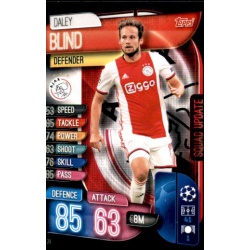 Daley Blind Ajax SU39 Match Attax Extra 2019-20