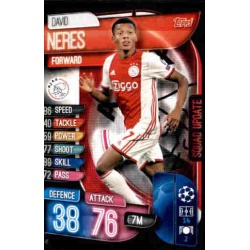 David Neres Ajax SU41 Match Attax Extra 2019-20