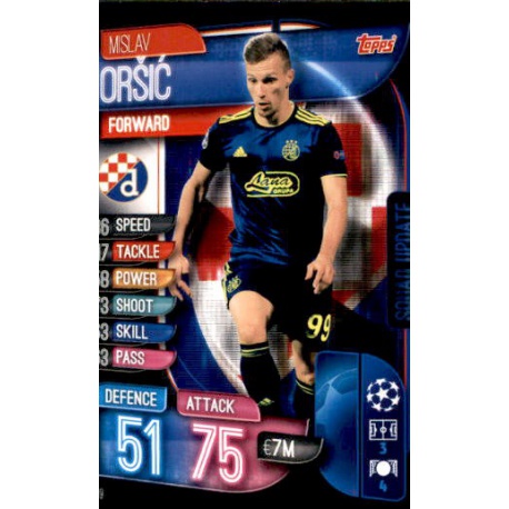 Mislav Orsic GNK Dinamo Zagreb SU49 Match Attax Extra 2019-20