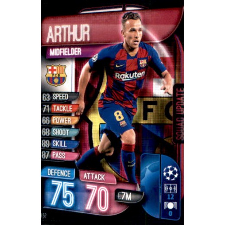 Arthur Barcelona SU52 Match Attax Extra 2019-20