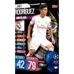 James Rodriguez Real Madrid SU54 Match Attax Extra 2019-20