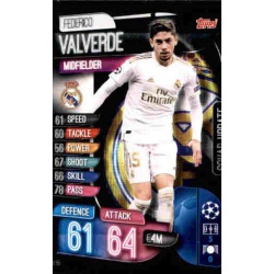 Federico Valverde Real Madrid SU55 Match Attax Extra 2019-20