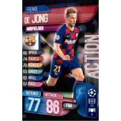 Frenkie de Jong Barcelona Action AC5 Match Attax Extra 2019-20