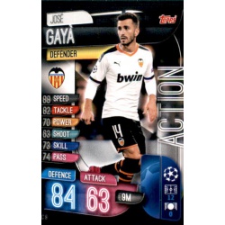 José Gaya Valencia Action AC8 Match Attax Extra 2019-20