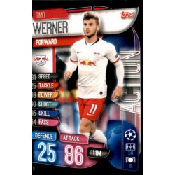 Timo Werner RB Leipzig Action AC11 Match Attax Extra 2019-20