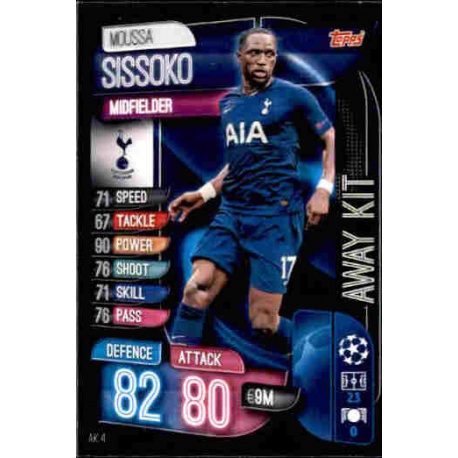 Pedro Rodriguez Chelsea Away Kit AK3 Match Attax Extra 2019-20