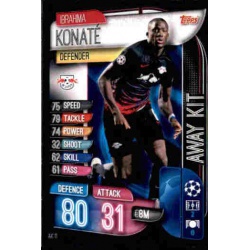 Ibrahima Konaté RB Leipzig Away Kit AK11 Match Attax Extra 2019-20
