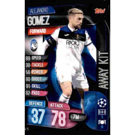 Joachim Andersen Olympique Lyonnais Away Kit AK14 Match Attax Extra 2019-20