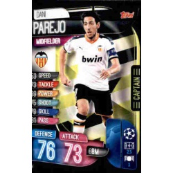 Dani Parejo Valencia Captain C8 Match Attax Extra 2019-20