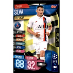 Thiago Silva PSG Captain C13 Match Attax Extra 2019-20