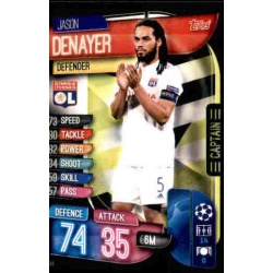 Jason Denayer Olympique Lyonnais Captain C14 Match Attax Extra 2019-20