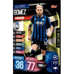 Alejandro Gomez Atalanta BC Captain C15 Match Attax Extra 2019-20