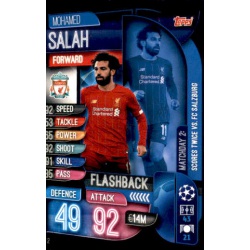 Mohamed Salah Liverpool Flashback FB2 Match Attax Extra 2019-20