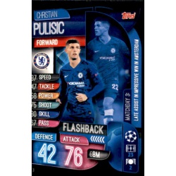 Christian Pulisic Chelsea Flashback FB3 Match Attax Extra 2019-20