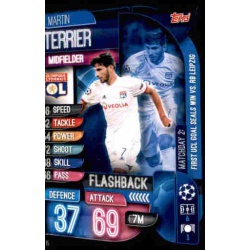 Martin Terrier Olympigue Lyonnais Flashback FB15 Match Attax Extra 2019-20