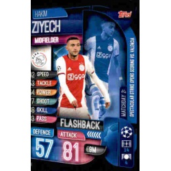 Hakim Ziyech Ajax Flashback FB16 Match Attax Extra 2019-20