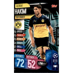 Achraf Hakim Borussia Dortmund Rising Stars RS10 Match Attax Extra 2019-20