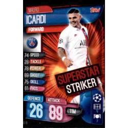 Mauro Icardi PSG Superstar Striker SS13 Match Attax Extra 2019-20