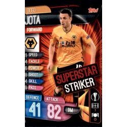 Diogo Jota Wolverhampton Wanderers Superstar Striker SS18 Match Attax Extra 2019-20